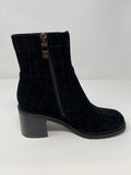 Mamzelle Block Heel Ankle Boot With Inside Zip.