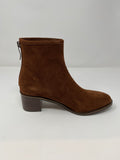 Mamzelle Block Heel Ankle Boot With Back Zip.
