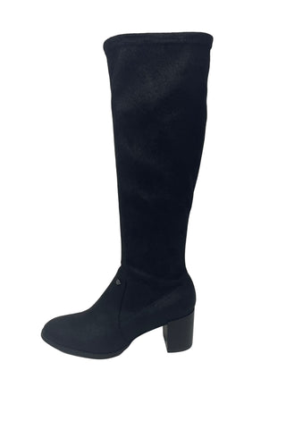 Fugitive Stretch Knee High Pull On Boot