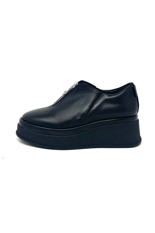 Marco Moreo Wedge Shoe With Centre Zip