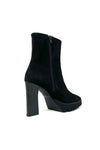 Marian Suede Platform Ankle boot with Ridged Sole