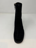 Mamzelle Block Heel Ankle Boot With Inside Zip.
