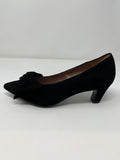 Marian Mid Heel Court With Bow Trim.