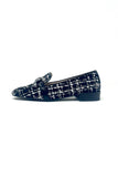 Marian Classic Loafer With Pewter Stone Trim