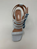 Fra Russo Strappy Block Heel Sandal.