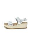 La Repo Two Strap Wedge Sandal.