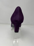 Marian Mid Heel Court Shoe With Bow Trim.