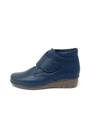Valerias Wedge Shoe/Boot With Velcro Strap
