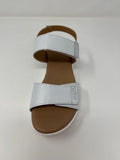 Valerias Wedge Double Strap Sandal