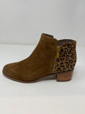 Fugitive Low Heel Ankle Boot. Inside Zip Opening.