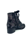 Fugitive Patterned Ankle Boot With Laces and Boots side Zip