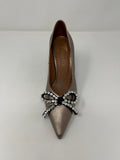 Marian Court Shoe With Diamanté Bow