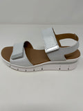 Valerias Wedge Double Strap Sandal