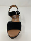 Valerias Wedge Sandal With Ankle Strap.