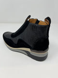 Mamzelle Wedge Shoe With Inside Zip.