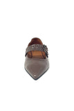 Marian Pointed Flat Mary Jane