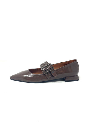 Marian Pointed Flat Mary Jane