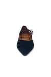 Marian Flat Pointed Mary Jane With Diamanté Buckle