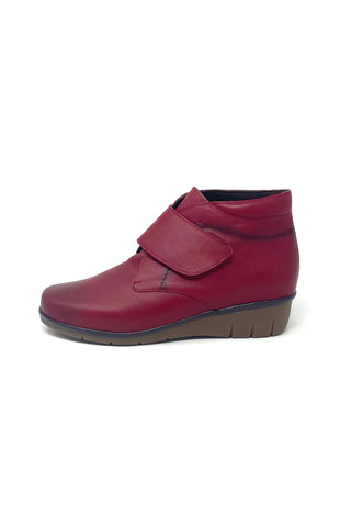 Valerias Wedge Shoe/Boot With Velcro Strap