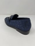 Pedro Anton Loafer With Buckle Trim And Self Coloured Diamanté Upper