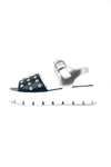 Marco Moreo Flat Sandal With Silver Studs.