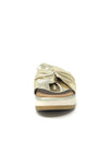 La Repo Wedge Slider With Ruched Upper