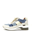 Mam'zelle Wedge Trainer With Outside Zip And Removable Insoles.
