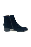 Fugitive Ankle Boot With Outside Zip and Leopard Trim