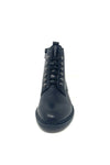 Fugitive Flat Ankle Boot With Pewter Studs