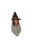 Marian Pointed Court With Black Strap