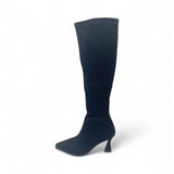 Pedro Anton Pointed Knee High with Stretch Leg and Full Leg Side Zip