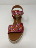 Valerias Low Wedge Sandal.