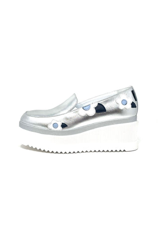 Marco Moreo Slip On Flatform With Flower Pattern.