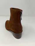 Mamzelle Block Heel Ankle Boot With Back Zip.