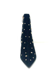 Pedro Anton Suede Boot With Gold Stud Detail