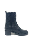 Valerias Ankle Boot With Mock Outer Zip Detail