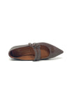 Marian Pointed Flat Mary Jane