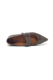 Marian Pointed Flat Mary Jane