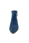 Fugitive Ankle Boot With Outside Zip Detail And Leopard Trim