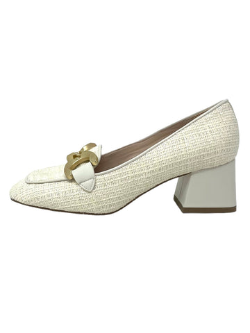 Marian Tweed Effect Block Heel Loafer