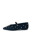 Pedro Anton Pointed Mary Jane with Gold Studs