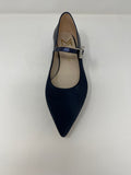 Marian Flat Pointed Mary Jane With Diamanté Buckle