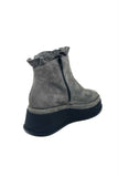 Marco Moreo Wedge Boot With Ruffle Edge