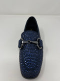 Pedro Anton Loafer With Buckle Trim And Self Coloured Diamanté Upper