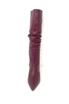 Marian Ruched Leather Knee High Boot