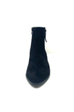 Fugitive Ankle Boot With Outside Zip and Leopard Trim