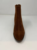 Mamzelle Block Heel Ankle Boot With Back Zip.