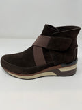 Mamzelle Wedge Shoe With Elastic Straps And Velcro Grip.