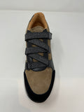 Mamzelle Wedge Shoe With Elastic Straps.