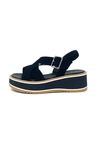 La Repo Wedge Sandal With Ankle Strap